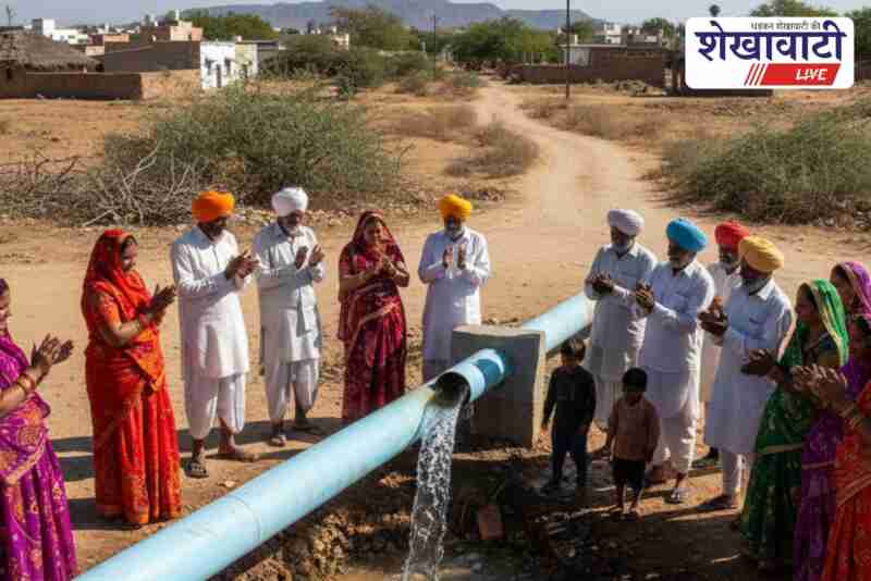 New RUIDP water supply line starts in Sardarshahar, Churu district