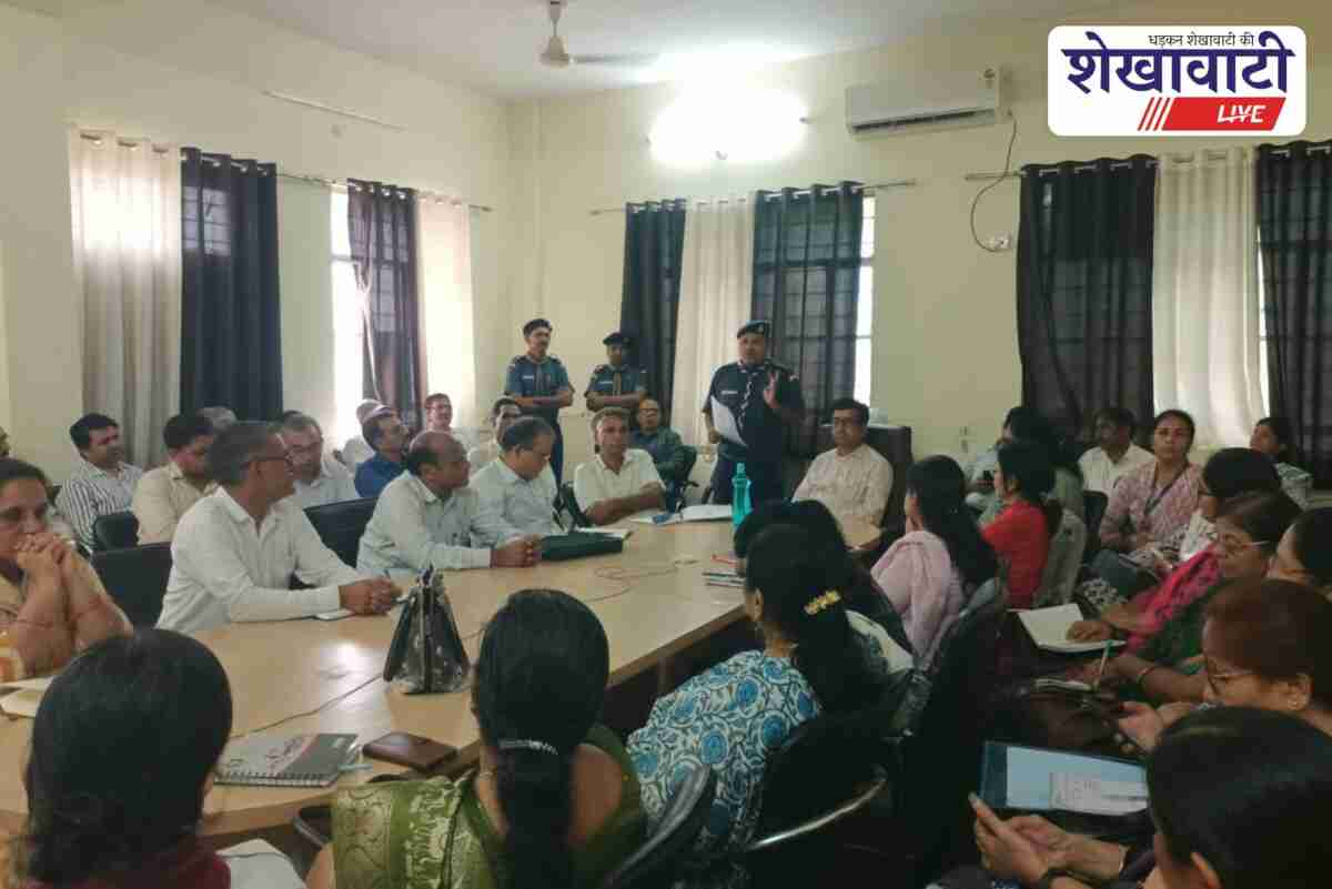 Executive meeting of local Scout and Guide association in Dhod Sikar