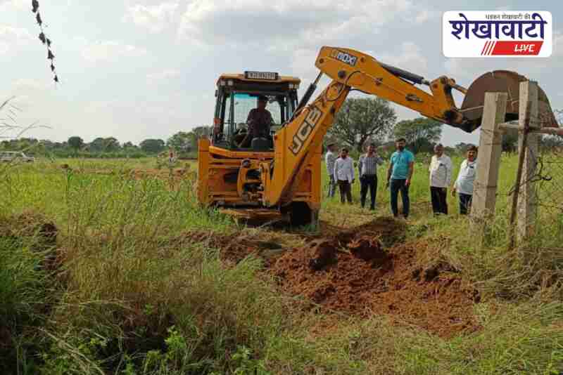 Sikar administration clears encroachment in Burja Dhani road dispute
