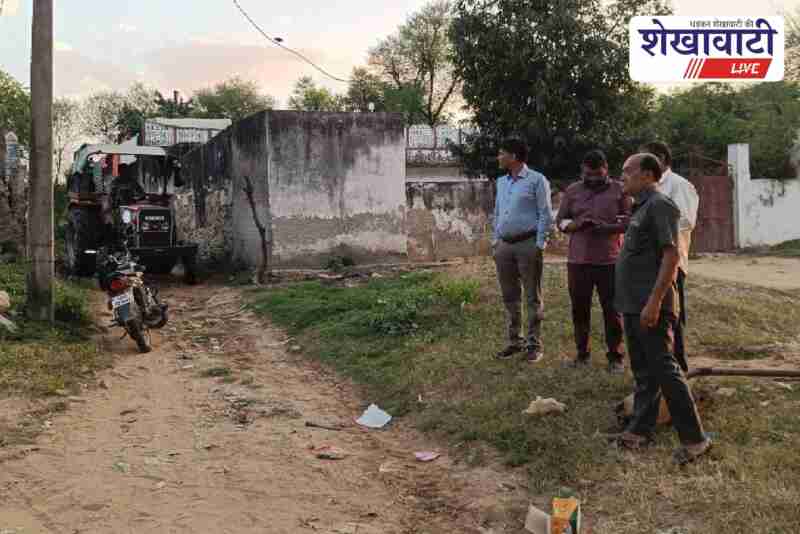 Officials remove encroachment from Divarala cremation ground using JCB