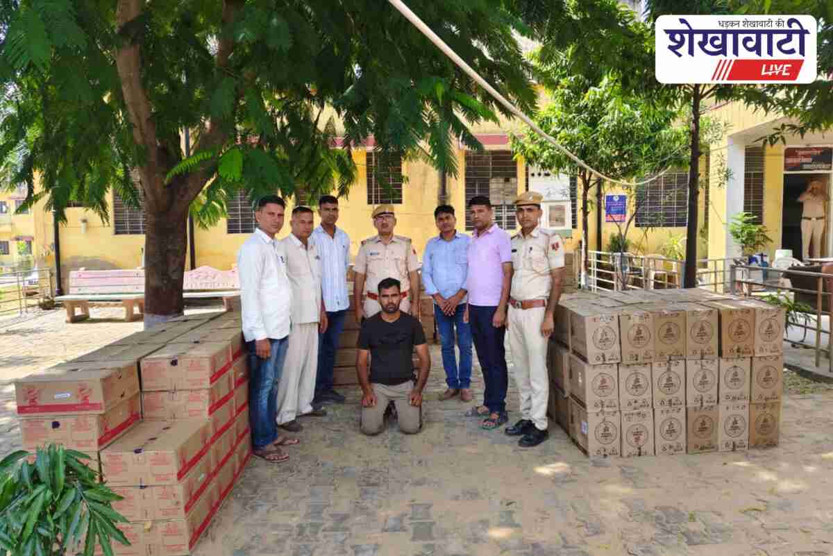 Ajitgarh police seizes illegal liquor truck near Dharaji checkpoint