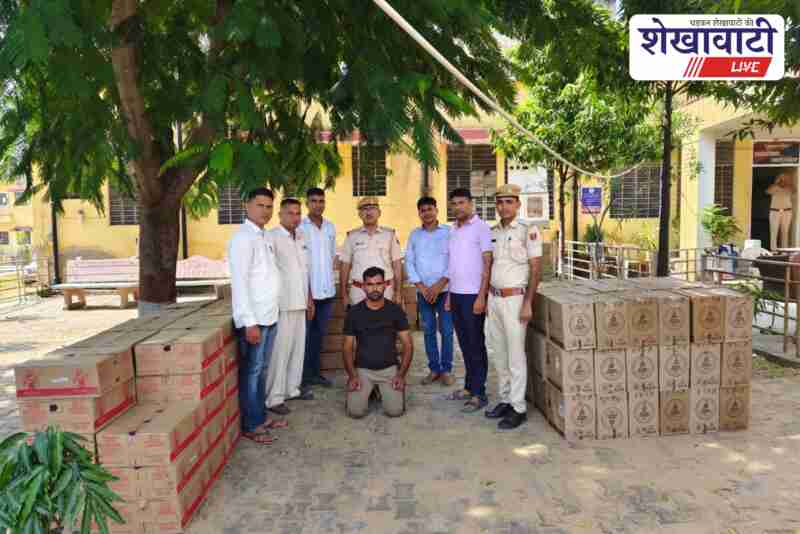 Ajitgarh police seizes illegal liquor truck near Dharaji checkpoint