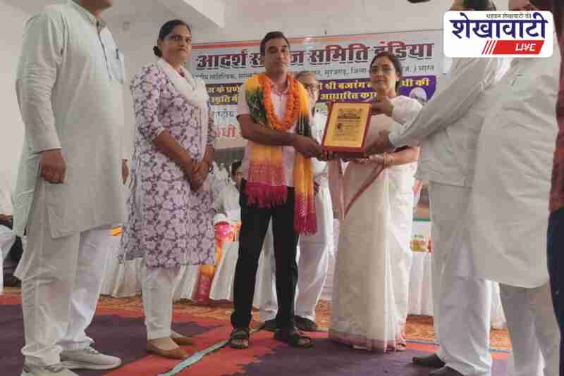Dr SK Fagadiya honored with Gandhi Seva Ratna Award in Sikar
