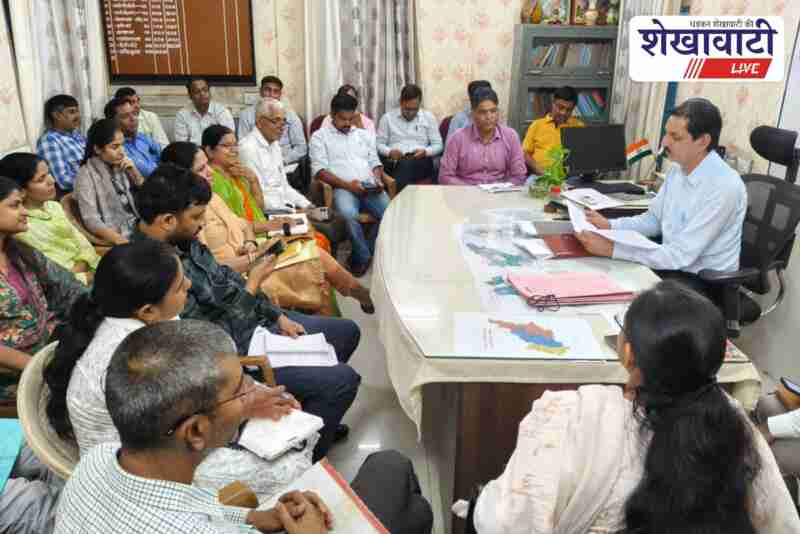 Shrimadhopur SDM chairs officials meeting on health and public schemes
