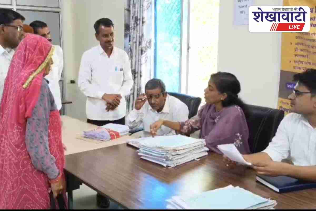 Judges and lawyers settle cases in Dantaramgarh national lok adalat