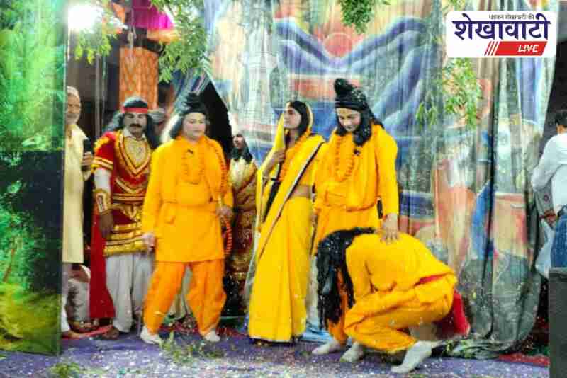 Ajitgarh Ramlila artists perform Bharat-Ram meeting and Panchvati scenes
