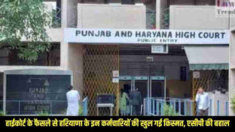 High Court verdict : हाईकोर्ट के फैसले से हरियाणा के इन कर्मचारियों की खुल गई किस्मत, एसीपी की बहाल