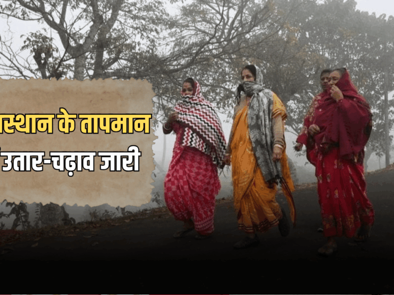 Rajasthan Weather Update : राजस्थान के तापमान में उतार-चढ़ाव जारी, शेखावाटी के जिले फिर हुए गर्म, जानें अगले 7 दिनों का मौसम पूर्वानुमान