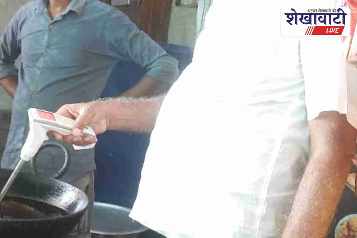 Food safety team collects samples, destroys reused oil in Salasar