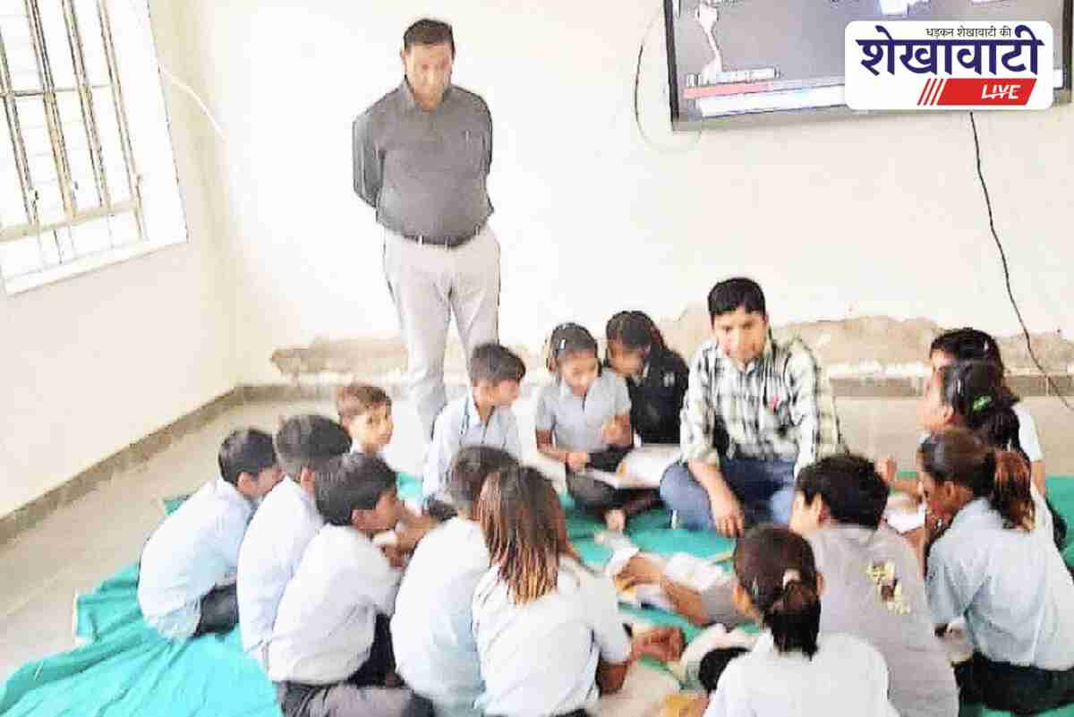 Education Director Sitaram Jat inspects schools in Churu and Sikar districts