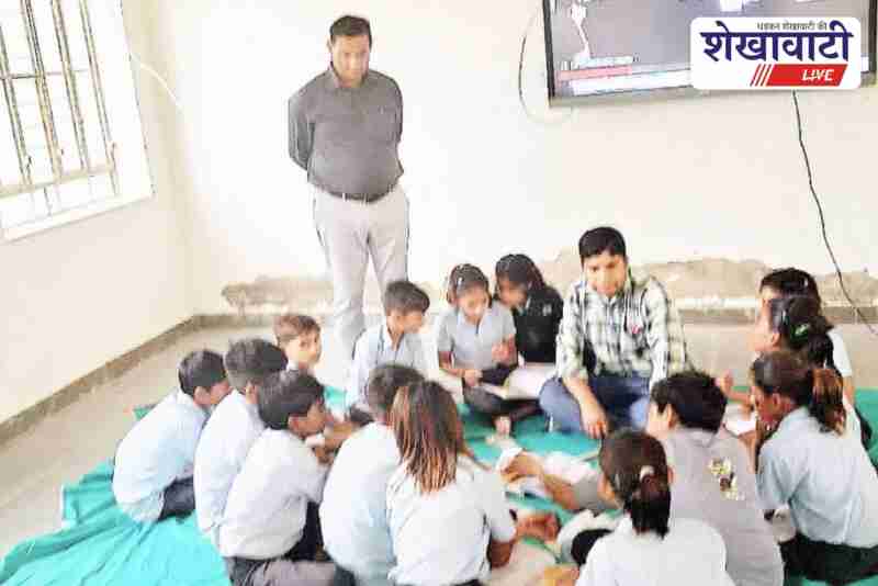 Education Director Sitaram Jat inspects schools in Churu and Sikar districts