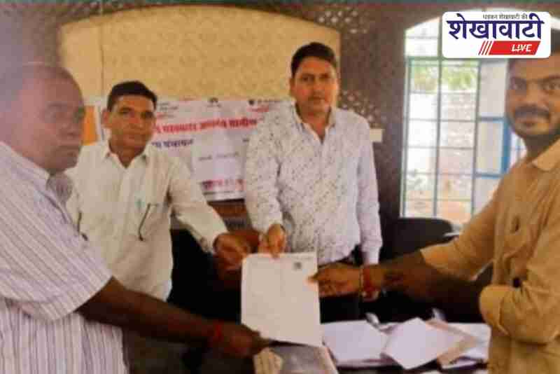 Churu villager Bhanwarlal receives pension approval during rural camp