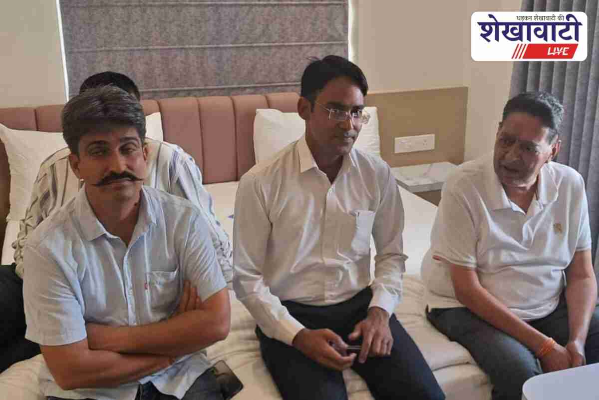 Congress workers attend organisation meeting in Churu with AICC observer