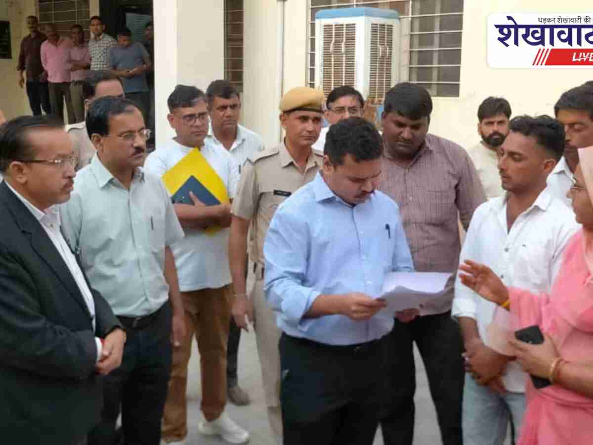 Churu News: कलक्टर अभिषेक सुराणा ने बीदासर तहसील का निरीक्षण किया
