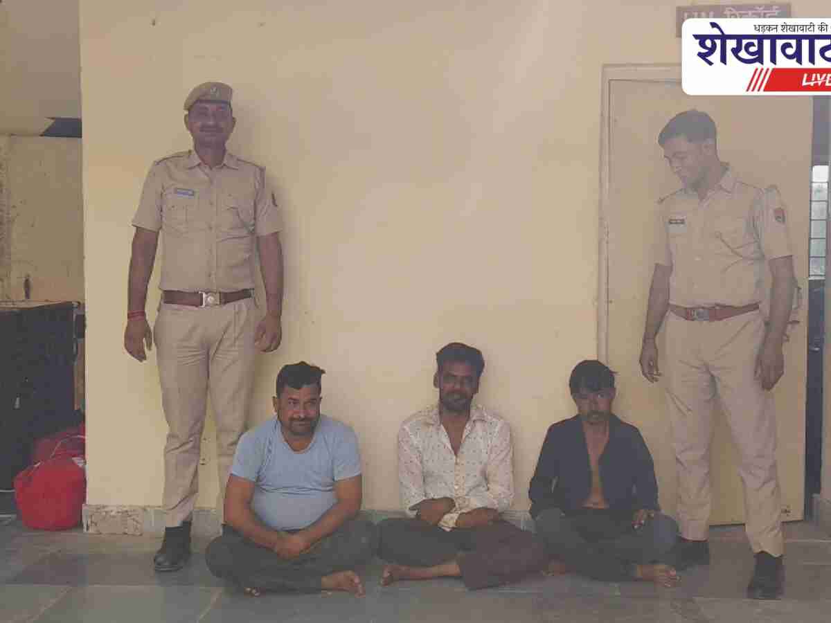 रतनगढ़ के हुडेरा गांव में दुकान में आग, तीन गिरफ्तार