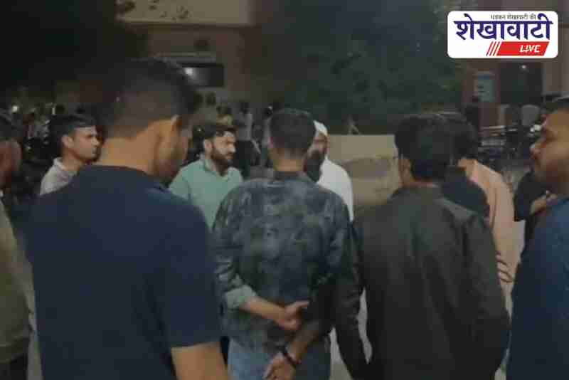 Churu road accident tempo and bike collision near Alok Cinema one dead