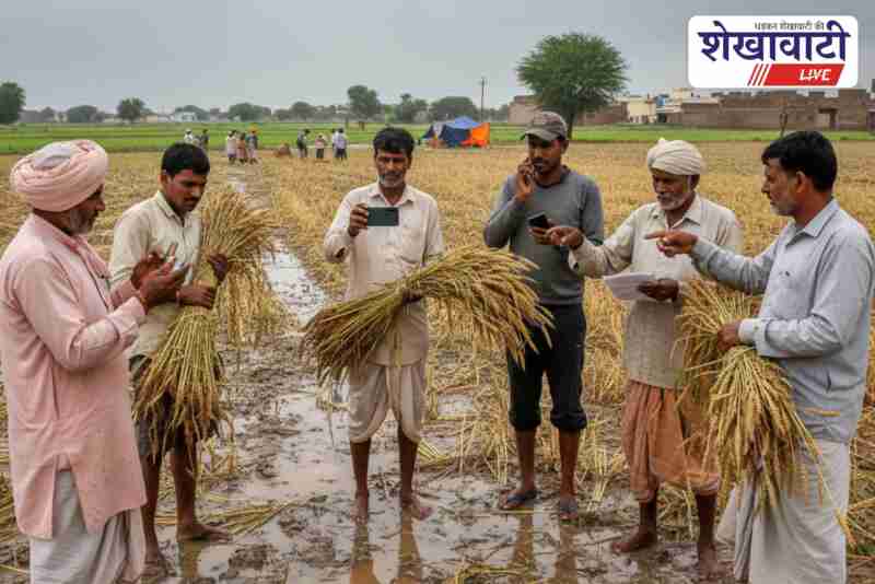 Churu farmers report post-harvest crop damage via toll free number