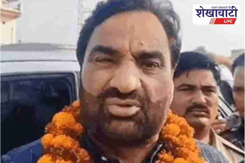 Hanuman Beniwal speaks at Ramgarh Shekhawati bypass, RLP workers welcome