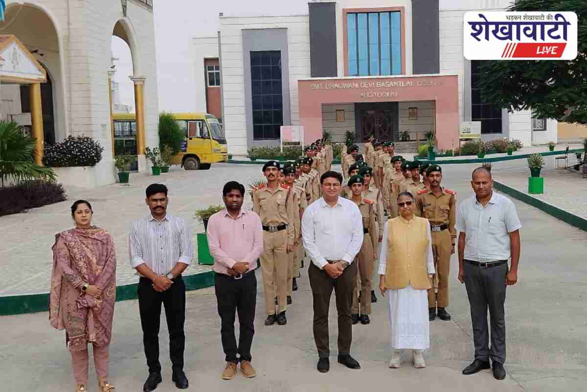 JJTU NCC cadets celebrate Sardar Patel Jayanti with unity march in Jhunjhunu