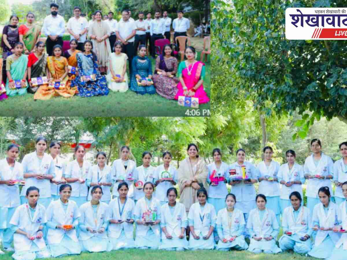 Jhunjhunu News: नोरंगराम दयानन्द ढूकिया शिक्षण संस्थान में दीप महोत्सव मनाया