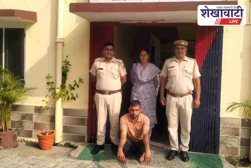 Jhunjhunu police arrest rewarded warrant Sunil Mali from Sultana