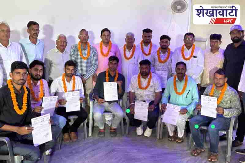 New Youth Teja Sena team appointed in Chidawa by Jat Mahasangh