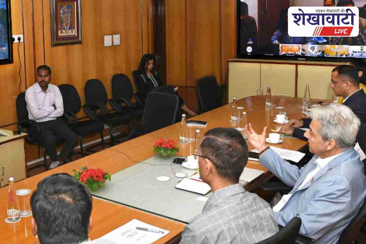 Officials inspecting road and building construction under Rajasthan inspection campaign