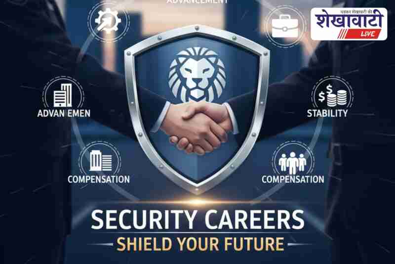 Job seekers attend security guard recruitment camp in Sikar district Rajasthan