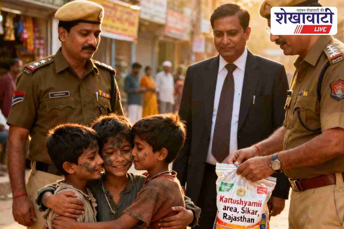 Rescue team frees three minor children from begging in Khatushyamji Sikar