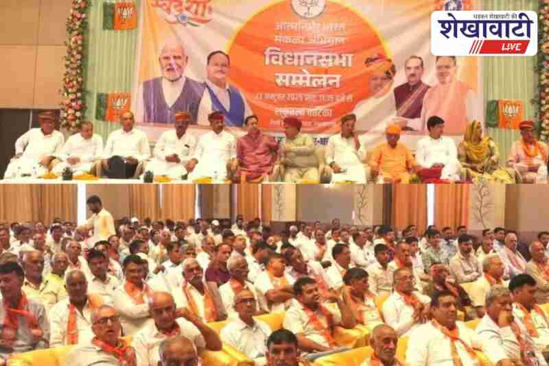 BJP leaders celebrate Diwali Sneh Milan in Laxmangarh Rajasthan