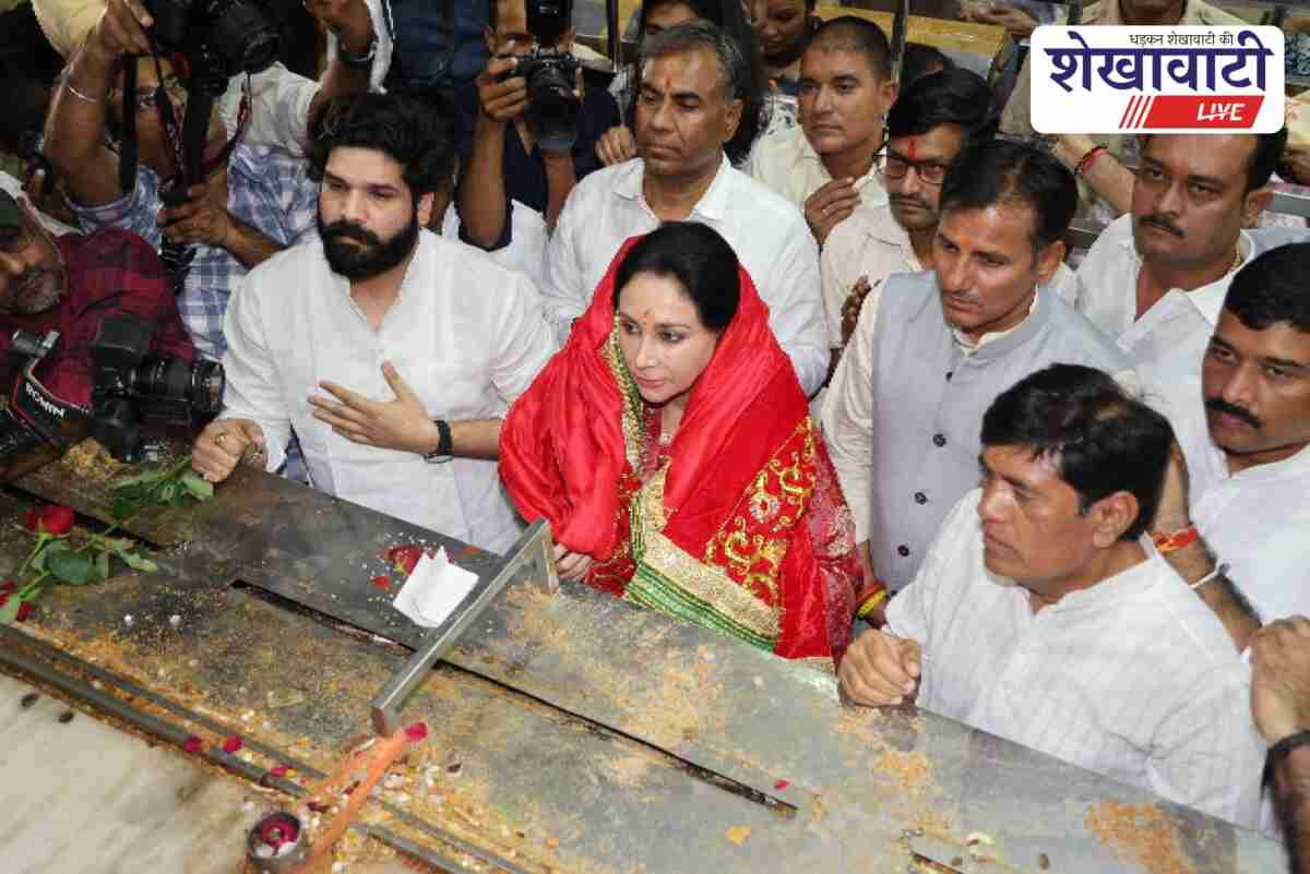 Diya Kumari visits Khatushyamji temple and inspects development projects