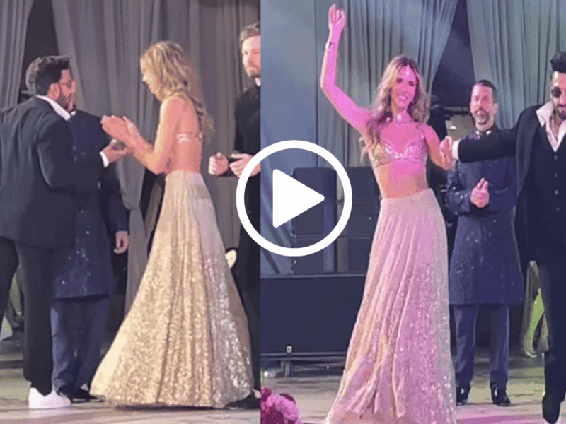 Royal Wedding Video : राजस्थान के उदयपुर में रणवीर सिंह का स्वैग, ट्रंप के बेटे और गर्लफ्रेंड को करवाया बवाल डांस, Video वायरल