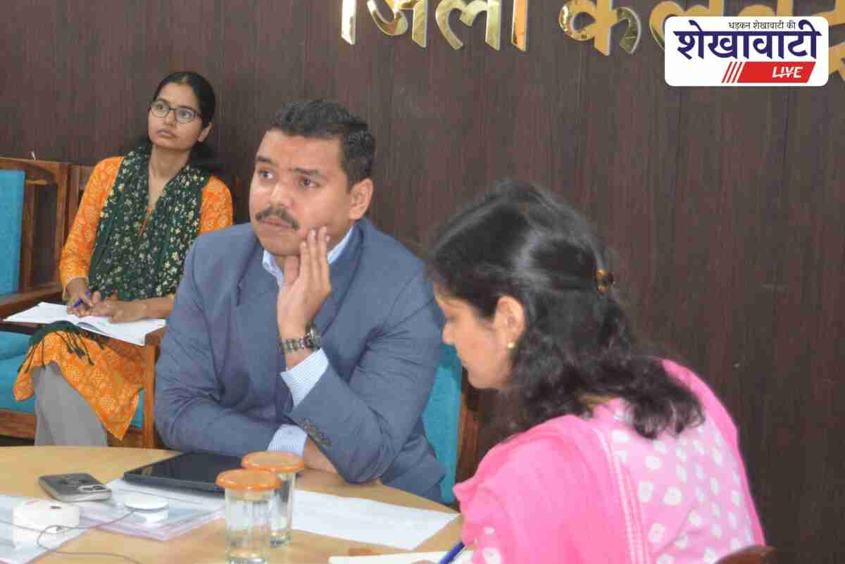 Churu Collector Abhishek Surana reviews development works with officials