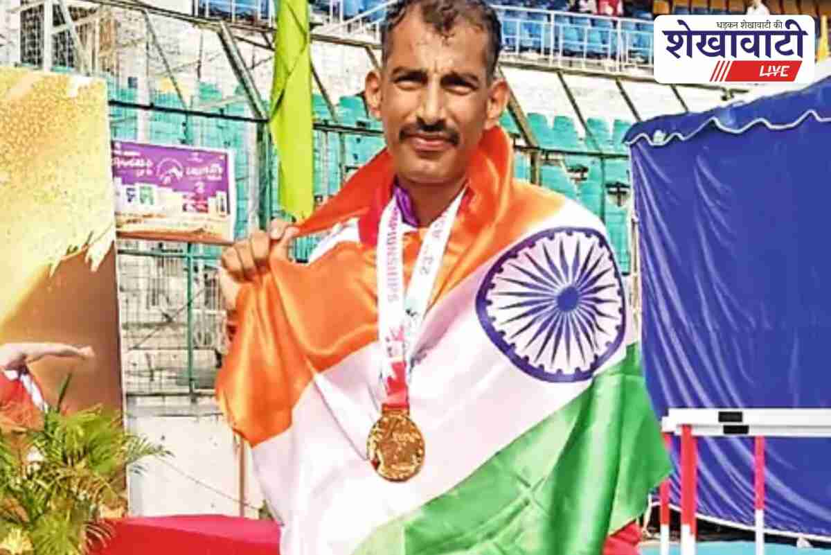 Churu athlete Anil Kumar wins gold in 5000m walk Chennai