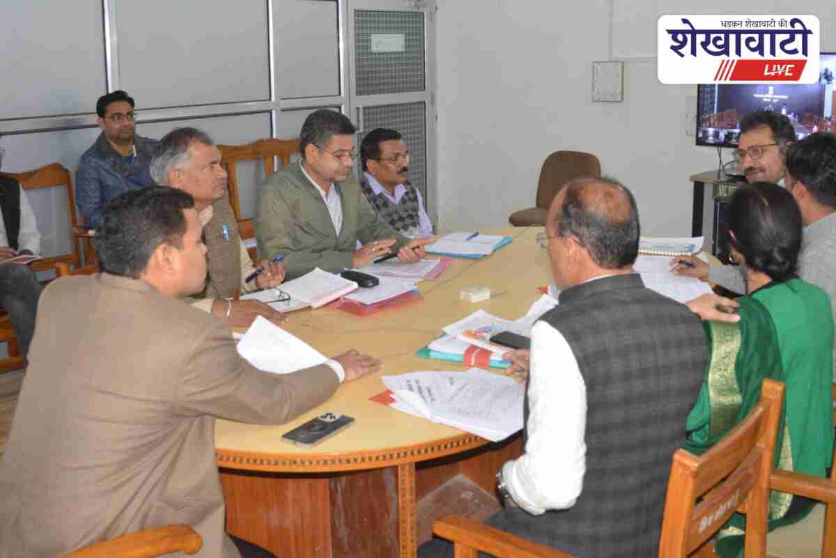 Churu district collector reviews school education and activities