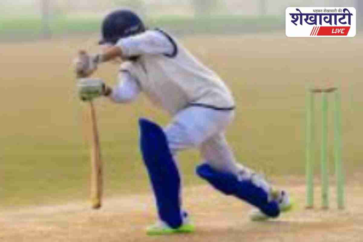 Players prepare for national under-14 school cricket championship in Sikar
