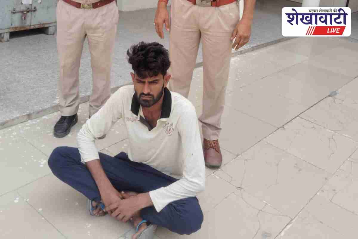Jhunjhunu Kotwali police arrest Farukh Khan with illegal cartridges