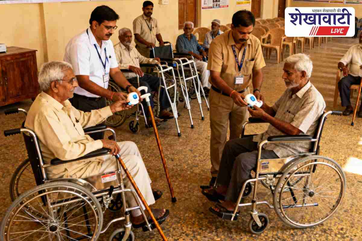 Jhunjhunu officials organizing assistive device camps for disabled and elderly citizens