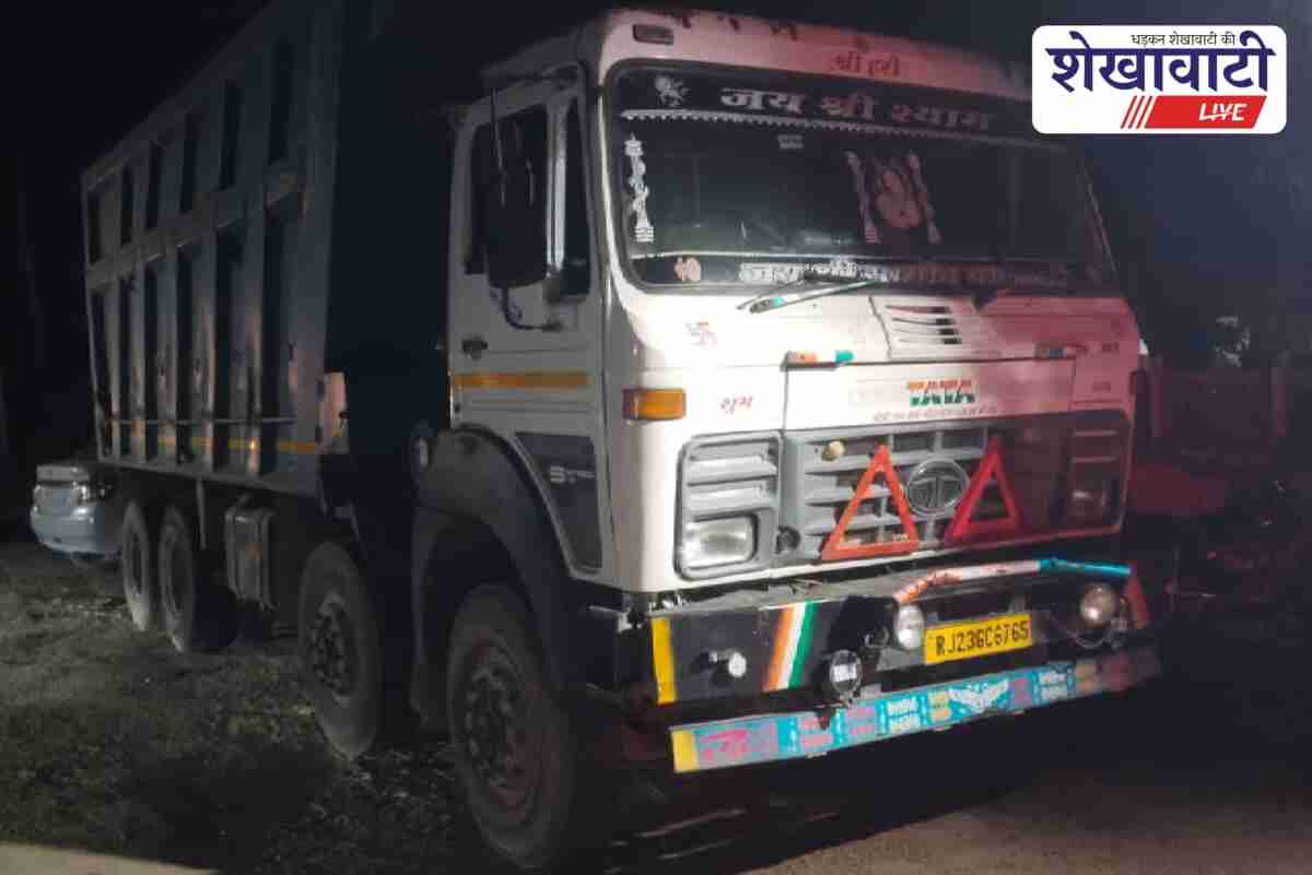 Bagar police recover stolen dumper from Sikar parking yard