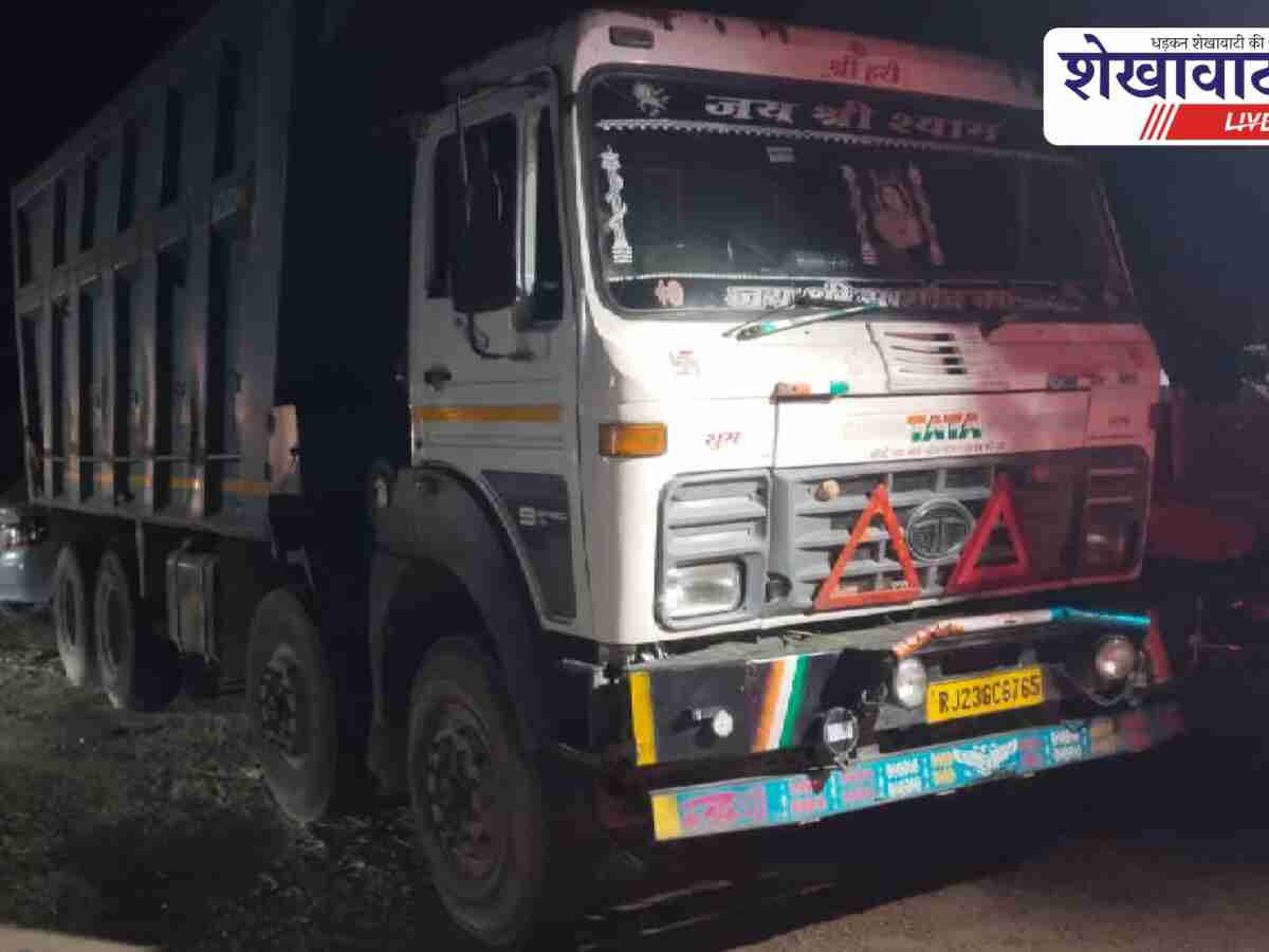 पुलिस ने चोरी हुआ डंपर सीकर से किया बरामद