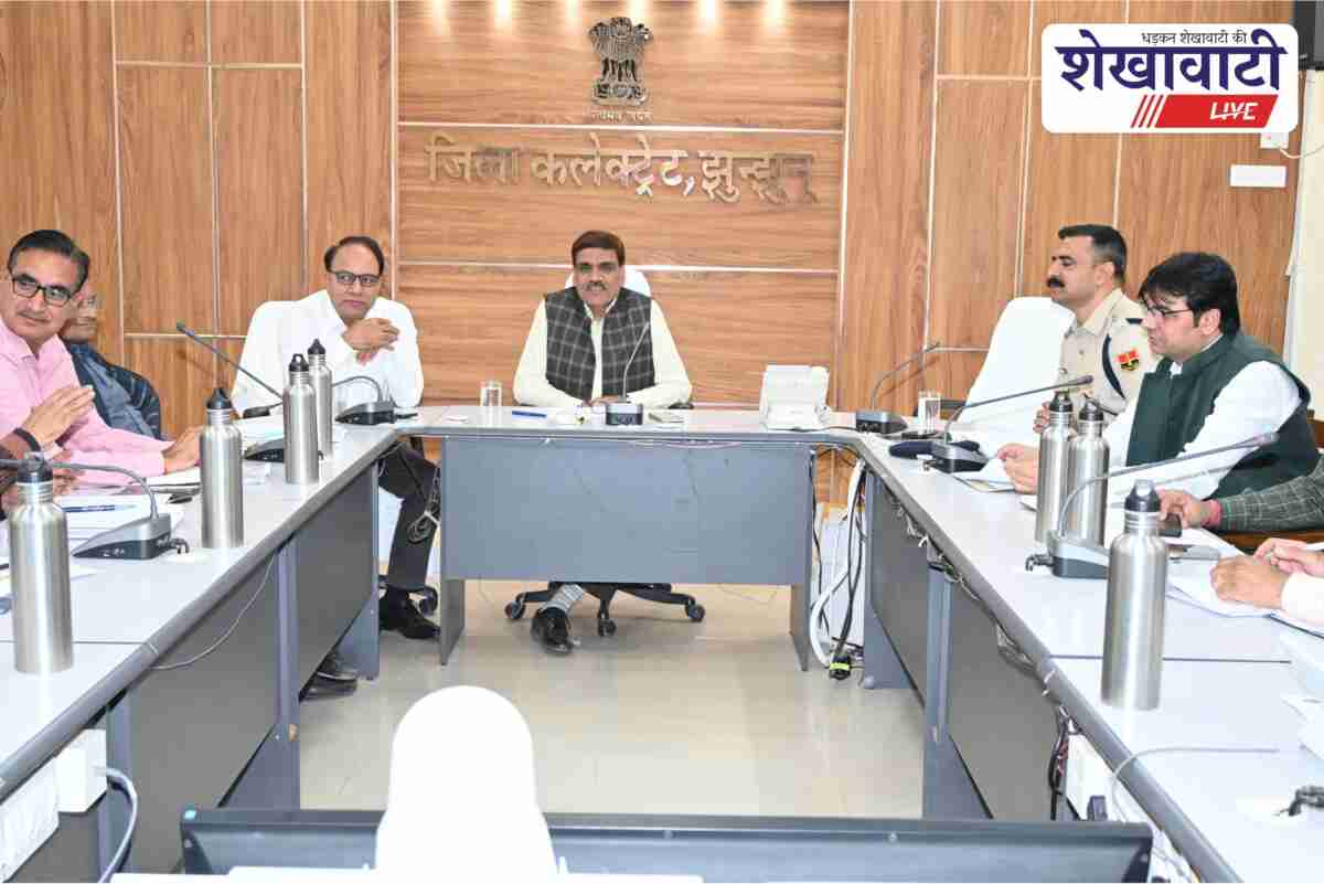 Jhunjhunu collector orders strict road safety action meeting officials