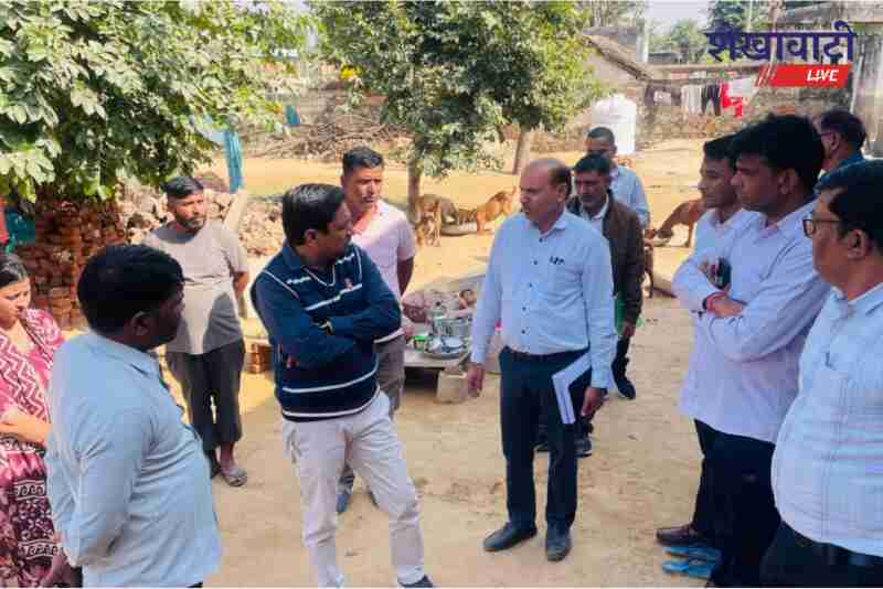 CEO Yadav inspects Jhunjhunu village panchayat works and cleanliness drive