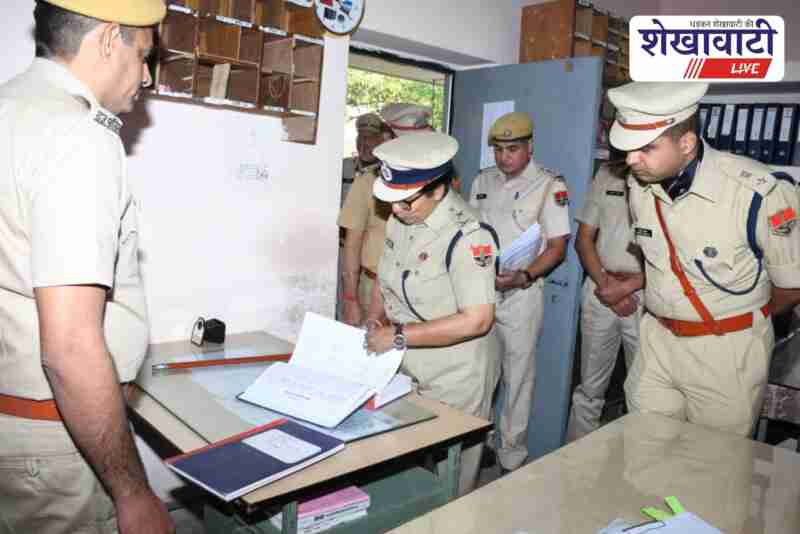 IG Param Jyoti inspects Jhunjhunu police station and rural circle office