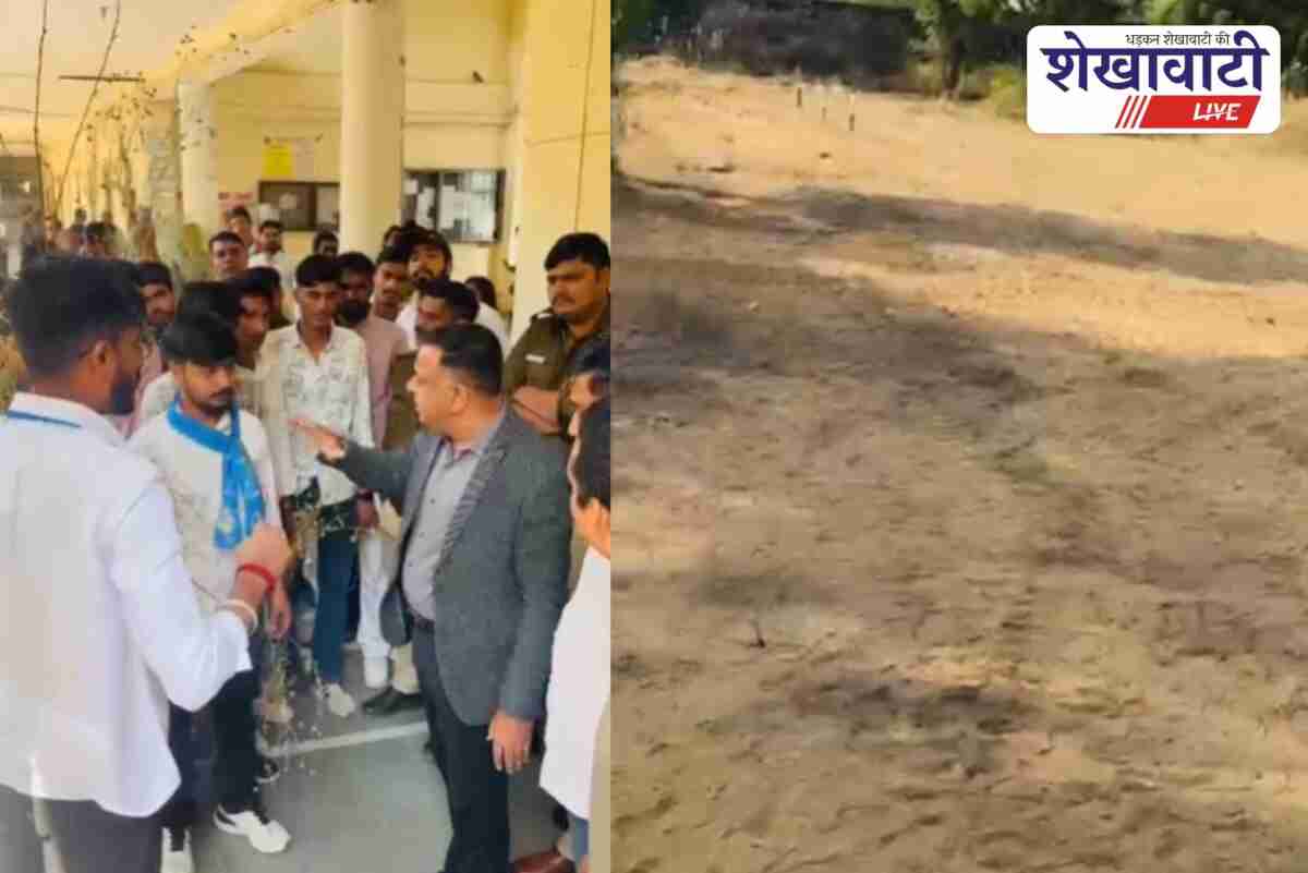 Students and administration clean Morarka College ground in Jhunjhunu