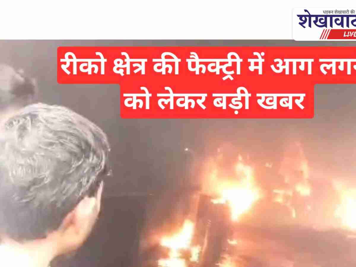 Video News: रीको क्षेत्र की फैक्ट्री में भीषण आग, लाखों का नुकसान