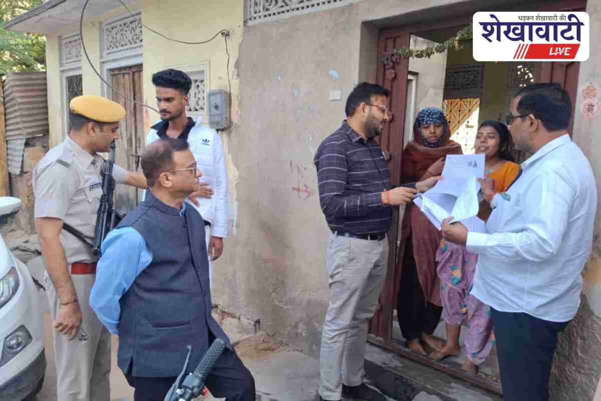 Collector Mukul Sharma inspects Sikar polling booths during SIR campaign