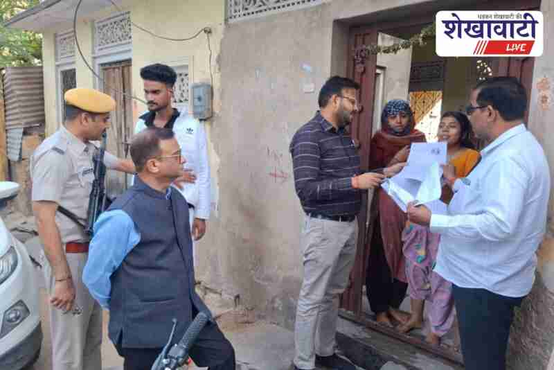 Collector Mukul Sharma inspects Sikar polling booths during SIR campaign