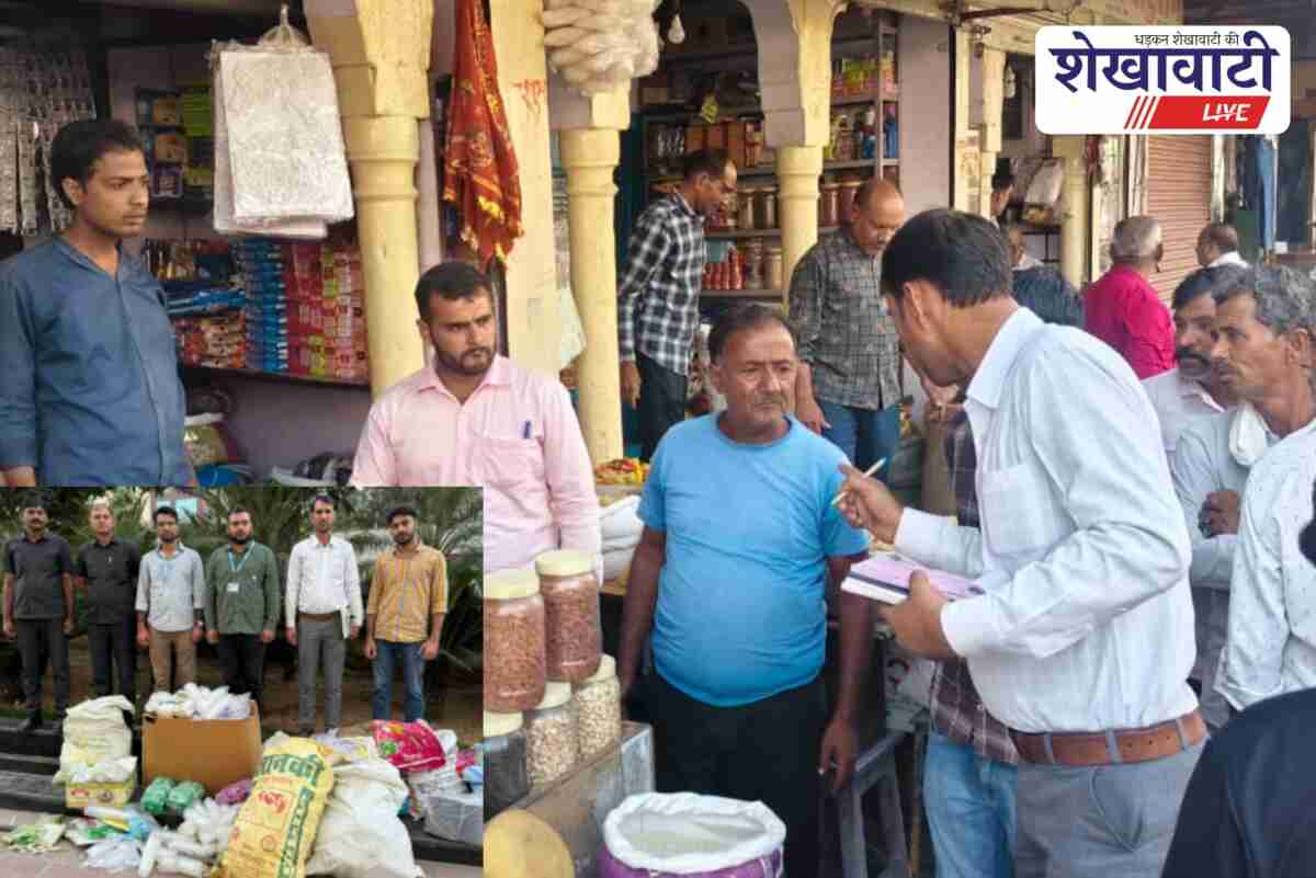 Sikar municipal team seizes banned plastic bags during inspection