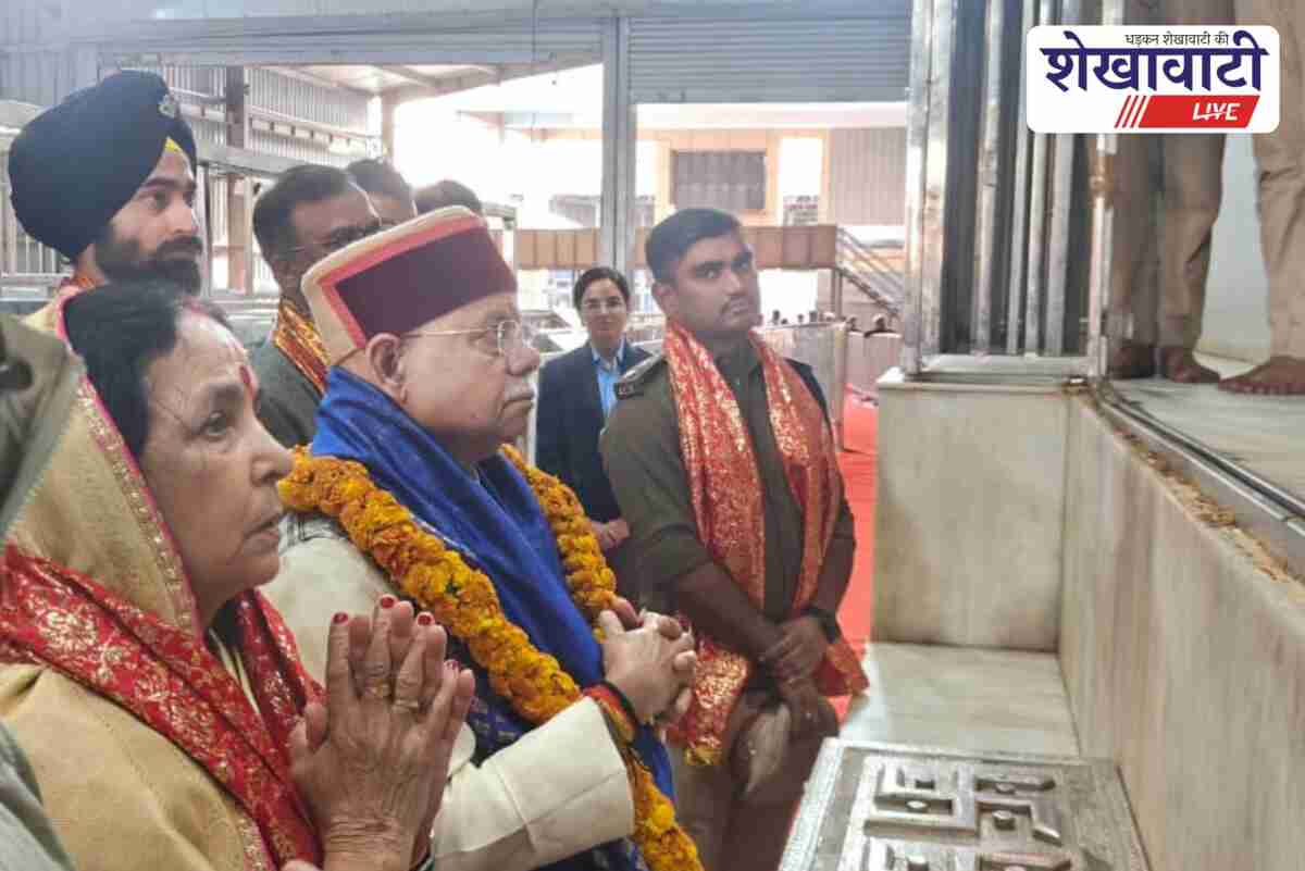 Himachal governor visits Khatu Shyam temple and offers prayers