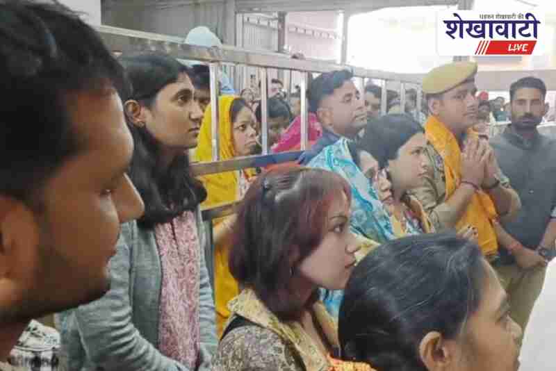 Divisional Commissioner inspecting Khatu Shyam Ji temple arrangements Sikar